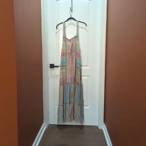 Free People Multicolor Striped Maxi Dress